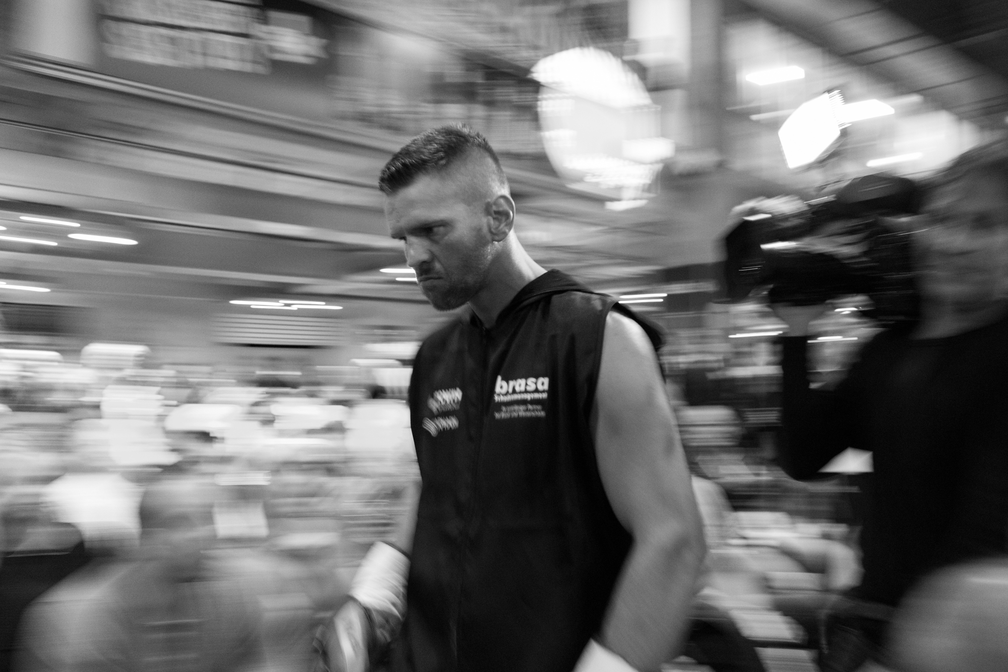 Jürgen Doberstein Approaching the Boxing Ring